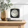 5" Square Alarm Clock Black - Threshold™ -Brick Wall GUEST 6cbd6310 53e4 484c 9c94 8975b66ac3e9