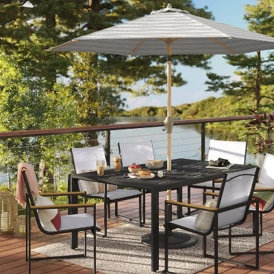 Outlined Geo Pattern Outdoor Rug Neutral - Threshold™ 3 Outlined Geo Pattern Outdoor Rug Neutral - Threshold™