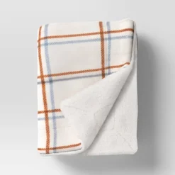 Printed Plush Throw With Faux Shearling Reverse - Threshold™ -Brick Wall GUEST 71617e68 5194 4468 9b4f e2a09f695a2a