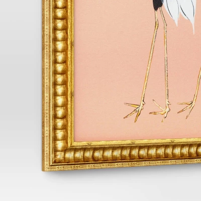 30"x 24" Stylized Bird Canvas Board Framed Art - Threshold™ 5 30"x 24" Stylized Bird Canvas Board Framed Art - Threshold™ - Image 3