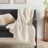 Faux Rabbit Fur Throw Blanket - Threshold™ -Brick Wall GUEST 722cf520 23f0 41ea 9bae c5ac74d83c65