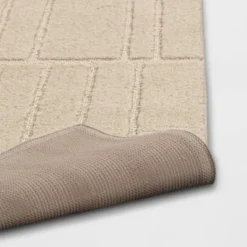 2'6"x3'8" Washable Uneven Blocks Accent Rug - Threshold™ -Brick Wall GUEST 7272dfc6 3d71 4179 af9a a97b03297265