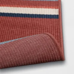 5'x7' Striped Outdoor Rug Red - Threshold™ -Brick Wall GUEST 72b660af 2a60 4389 977d 00aa8af46d50