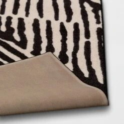 Abstract Lines Rug Black/Tan - Threshold™ -Brick Wall GUEST 757eb682 1900 4a81 83c1 dc0e6e4ba4cc