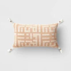 Oversized Modern Geometric Patterned Lumbar Throw Pillow - Threshold™ -Brick Wall GUEST 76809ffc bd12 442e 81e0 b1dbb5375fbe