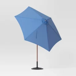 9'x9' Market Patio Umbrella - Light Wood Pole - Threshold™ -Brick Wall GUEST 76894177 049d 40ed 9f08 076763021b50