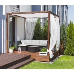 66"-120" Dual Mounted Indoor/Outdoor Tension Window Rod Light Gray - Threshold™ -Brick Wall GUEST 778e8f70 86b4 4274 9f61 b1ebb5d4b18a