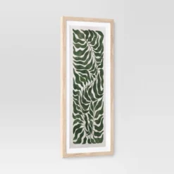 (Set Of 3) 12"x28" Modern Seaweed Framed Arts Naturals - Threshold™ -Brick Wall GUEST 78e23ea2 7e02 4d09 8f25 009a89cea3ee