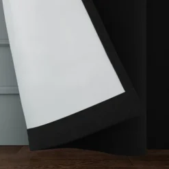 Blackout Henna Window Curtain Panel Black - Threshold™ -Brick Wall GUEST 7ad1a8fc caa1 4bca 94b2 3b11ccd4f46c