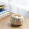 12oz Brushed Abstract Pumpkin Ceramic With Woodwick And Dustcover Dried Leaves + Hickory Candle - Threshold™ -Brick Wall GUEST 7d91ce14 7ba3 41b6 a71f 038ed8099dba