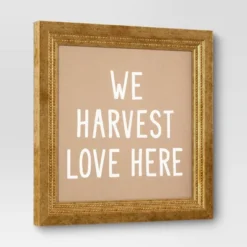 16" X 16" Harvest Love Framed Canvas Board - Threshold™ -Brick Wall GUEST 7d97f4fc b8f5 4958 9fe6 896b053bac7c
