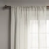 1pc 54"x84" Sheer Leno Weave Curtain Panel Ivory - Threshold™ -Brick Wall GUEST 7e18ada1 0d62 4dd2 b225 3fef856199b1