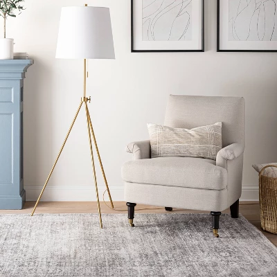 Millcreek Distressed Vintage Persian Rug Charcoal - Threshold™ Designed With Studio Mcgee 3 Millcreek Distressed Vintage Persian Rug Charcoal - Threshold™ Designed With Studio Mcgee