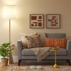 Modern Floor Lamp With Table Brass - Threshold™ -Brick Wall GUEST 88f51ccd 982b 4981 b74b 7349e376cd01