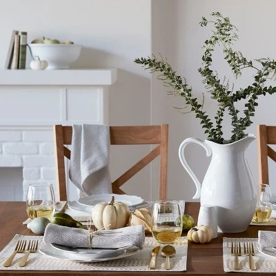 2.5L Porcelain Pitcher White - Threshold™ 8 2.5L Porcelain Pitcher White - Threshold™ - Image 6