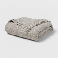 Fringed Boucle Bed Throw - Threshold™ -Brick Wall GUEST 8d771e8e 1322 4246 96f7 c30349c3de82