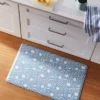 30" X 18" Floral Comfort Mat Blue - Threshold™ -Brick Wall GUEST 8d917411 e3f8 42c9 84d8 8361b5b5c67b