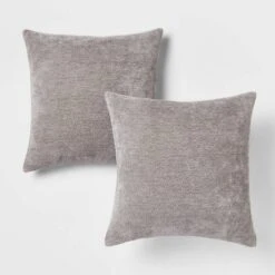 2pk Chenille Square Throw Pillows - Threshold™ -Brick Wall GUEST 8f0a7d0e 209f 4a4f ad91 c8f7ee8931ba