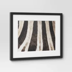 20" X 16" 2pc Zebra Close Up Glass Framed Wall Posters - Threshold™ -Brick Wall GUEST 8f3618f8 f5a7 4f3b 952b de412847ddd1