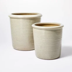 Small Ceramic Reactive Glaze Planter - Threshold™ Designed With Studio McGee -Brick Wall GUEST 92e04b68 4640 4a09 a6ca b4e62a3d6b03