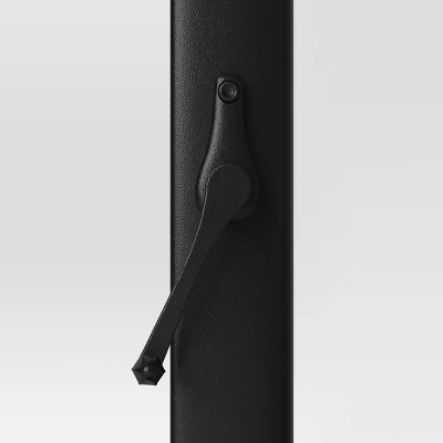 10' Round Solid Offset Outdoor Patio Cantilever Umbrella With Black Pole - Threshold™ 5 10' Round Solid Offset Outdoor Patio Cantilever Umbrella With Black Pole - Threshold™ - Image 3