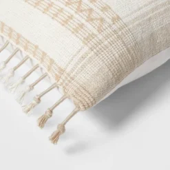 Square Woven Pattern Tassel Decorative Throw Pillow - Threshold™ -Brick Wall GUEST a812858b ff99 42c1 a68e 3b9b2395cf25