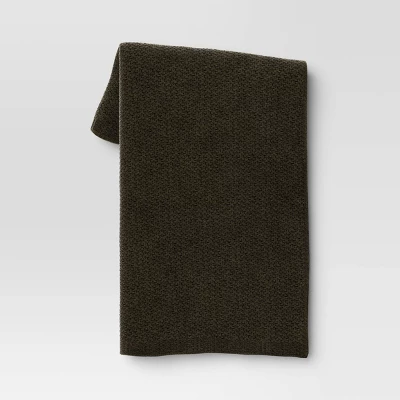 Solid Chenille Knit Throw Blanket - Threshold™ 15 Solid Chenille Knit Throw Blanket - Threshold™ - Image 13