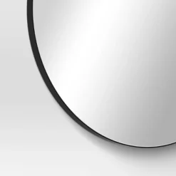28" Round Infinity Circle Mirror Black - Threshold™ -Brick Wall GUEST af398285 201d 4fde 9aee a236e0444c9b