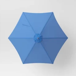 9'x9' Market Patio Umbrella - Light Wood Pole - Threshold™ -Brick Wall GUEST b15f45bf 5723 462b b18e bf9dc87dff6c