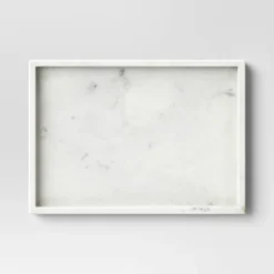 Rectangle Marble Tray White - Threshold™ -Brick Wall GUEST b17a5352 67b9 4bd9 9b93 eaef5e08c638