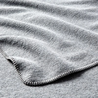 60"x80" Ribbed Faux Wool Bed Throw Blanket - Threshold™ 4 60"x80" Ribbed Faux Wool Bed Throw Blanket - Threshold™ - Image 2