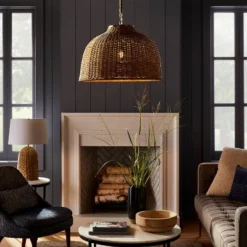 Large Seagrass Pendant Table Lamp Brown - Threshold™ Designed With Studio McGee 8 Large Seagrass Pendant Table Lamp Brown - Threshold™ Designed With Studio McGee -Brick Wall GUEST b301a736 db0e 46ab acf9 4aabcab32954