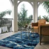Shibori Waves Outdoor Rug Navy - Threshold™ -Brick Wall GUEST b608d179 96e7 4ca6 a4ea 95e0c151218c
