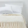 60" X 86" Faux Fur Oversized Bed Throw - Threshold Signature™ -Brick Wall GUEST b77d207e 694d 4a72 b485 7d505485f9d5