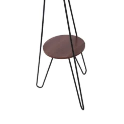 Tripod Shelf Floor Lamp Silver (Includes LED Light Bulb) - Threshold™ -Brick Wall GUEST bbc83daf f671 40cf bc46 e05d5ebab3d1