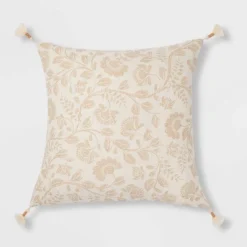 Jacobean Square Throw Pillow - Threshold™ -Brick Wall GUEST bcd4d061 ca23 4438 9d57 0632e6f84eb6