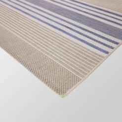 Sand Stripe Outdoor Rug Blue - Threshold™ -Brick Wall GUEST be5a23a4 e4eb 4a24 99a5 fd53a8d6e784