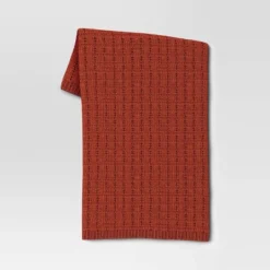 Marled Knit Throw Blanket - Threshold™ -Brick Wall GUEST bf2ccaa4 4385 412d aada 9eeebd5c4135