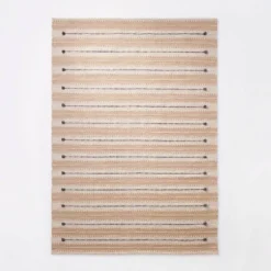 Striped/Clipped Yarn Rug Beige - Threshold™ Designed With Studio McGee -Brick Wall GUEST bfcb790f 24c8 4385 98c3 65d3546c5648
