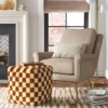 Checkerboard Pouf Mustard/Cream - Threshold™ -Brick Wall GUEST c00fc76e 5020 4659 99af b087aafdfb2a