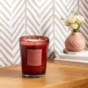 Colored Vase Glass With Dustcover Strawberry Musk Candle Red - Threshold™ -Brick Wall GUEST c0ed0e2d 8fa3 4e3f b96f 83d1a84c27bb