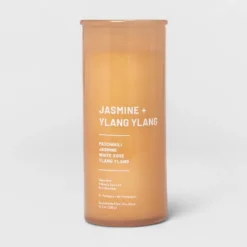 Glass Jar Jasmine And Ylang Candle Orange - Threshold™ -Brick Wall GUEST c21f6022 6fda 4008 ae97 6a0c8e980a8a