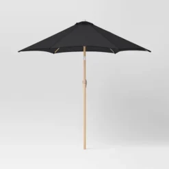 9'x9' Market Patio Umbrella - Light Wood Pole - Threshold™ -Brick Wall GUEST c4c0bbb8 c405 41bf b52a c8a0a08399af