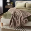 60"x80" Lush Faux Fur Bed Throw - Threshold™ -Brick Wall GUEST c4fc7229 4896 46f1 8010 95095556ab86