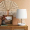 Glass Mixed Material Table Lamp Gray (Includes LED Light Bulb) - Threshold™ -Brick Wall GUEST c5c943ed 5125 4fae 9bbe 7112661b777d