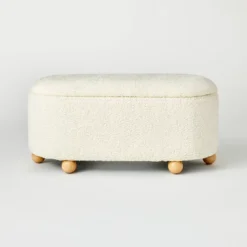 Havenstone Pill Shaped Storage Bench - Threshold™ Designed With Studio McGee -Brick Wall GUEST c6707d62 1c82 41bb 887f 90cac2124309