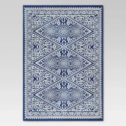 Tapestry Outdoor Rug Blue - Threshold -Brick Wall GUEST c6cb82bb 0559 4b3f b038 183ae21d9aeb