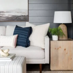 Lynwood Square Upholstered Cube - Threshold™ Designed With Studio McGee -Brick Wall GUEST ca01da1b b753 4db4 a447 3116f3701865 1