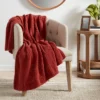 Solid Chenille Knit Throw Blanket - Threshold™ -Brick Wall GUEST ca171458 3144 4dd8 ad3c 4f152c86c0e7