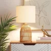 Rattan Diagonal Weave Table Lamp Tan - Opalhouse™ -Brick Wall GUEST cae37789 8bd2 4c98 8e1c ef2820d7709f